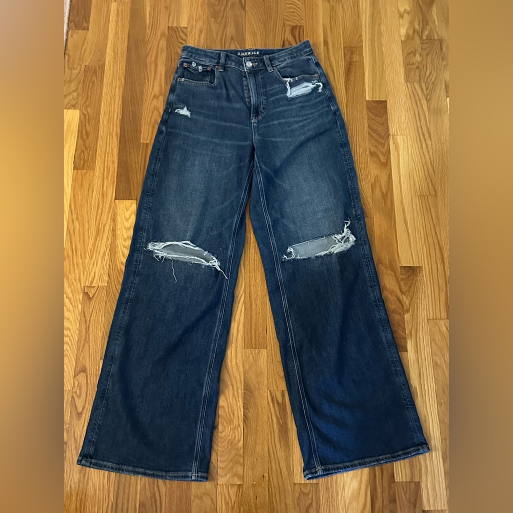 AE SUPER HIGH-WAISTED BAGGY WIDE-LEG JEAN